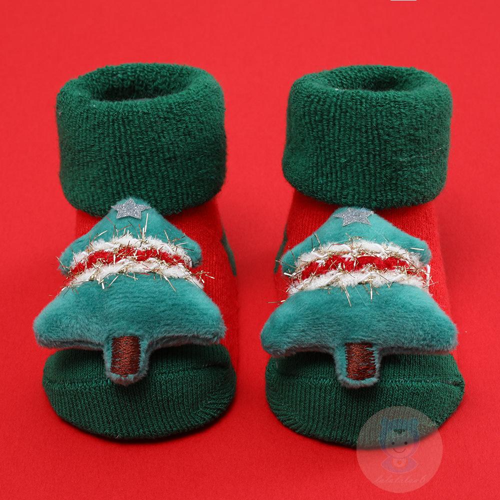 Laa6-đồ Chơi Nhồi Bông Mềm Mại Chống Trượt Hình Giáng Sinh Dễ Thương