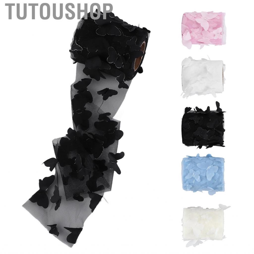Tutoushop Tulle Roll Sewing Colorful Net Yarn DIY Hair Accessories Webbing