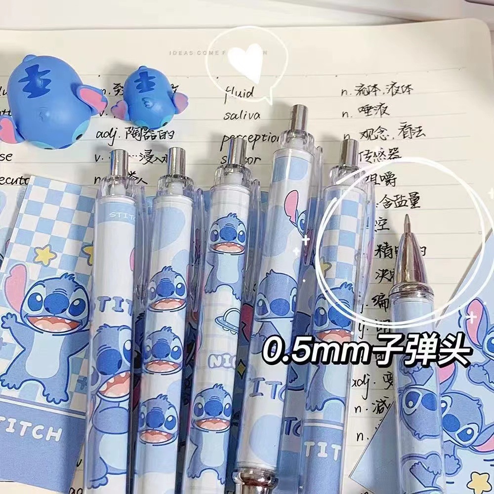 Stitch Bút Lông Màu Đen 0.5Mm Dễ Thương Dành Cho Học Sinh