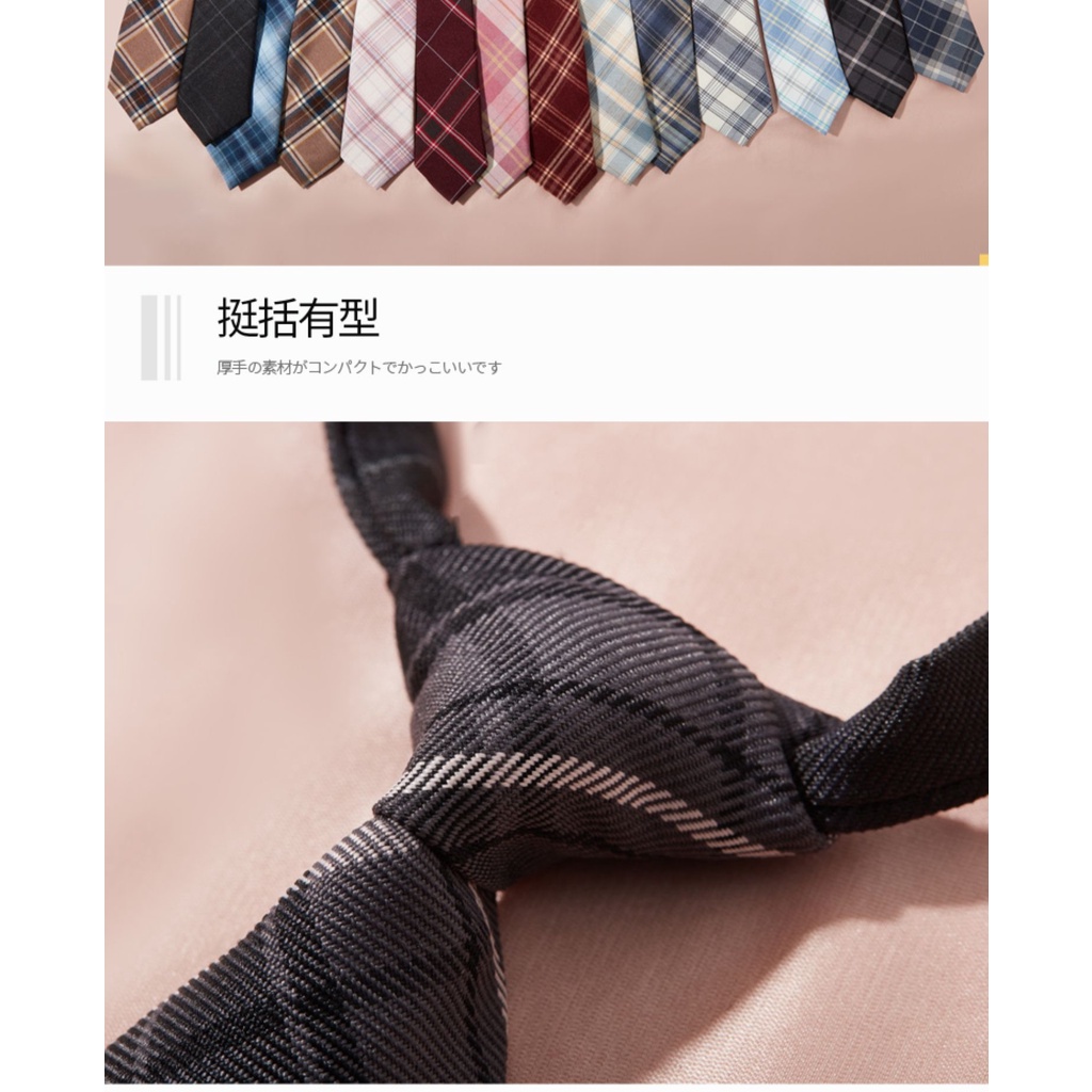 Cà Vạt Thắt Nơ Đồng Phục Ngắn Phong Cách jk 11 1101