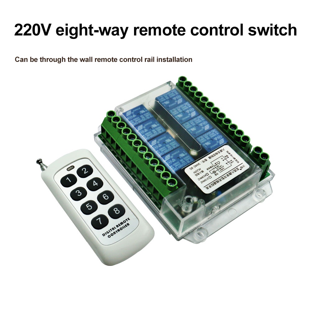 DIYMORE Công Tắc Điều Khiển Đèn led Không Dây dc8-86v ac110-275v 8ch