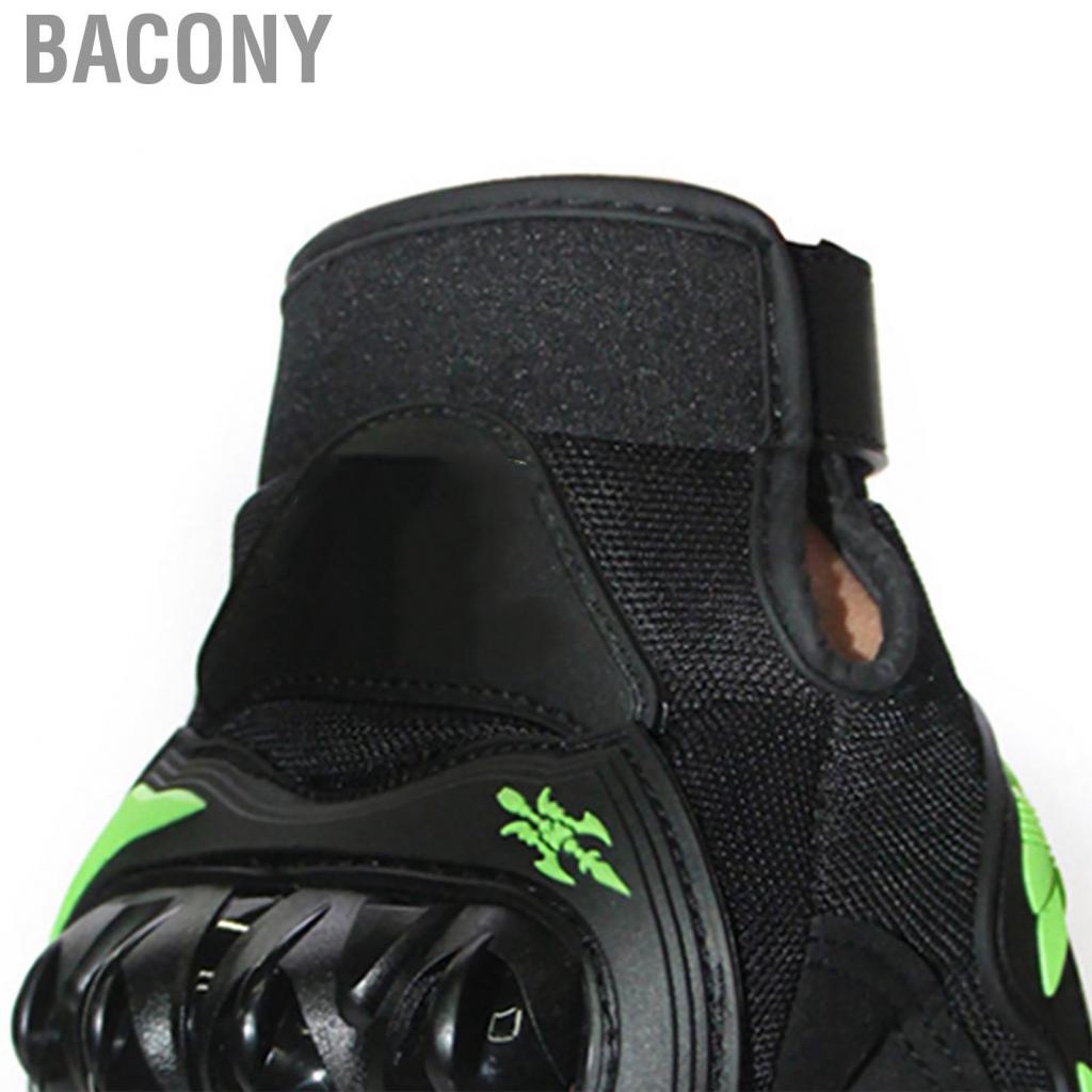 Bacony Motorcycle  Hard Knuckle Powersports Racing Full Finger  Slip for Outdoor Sports