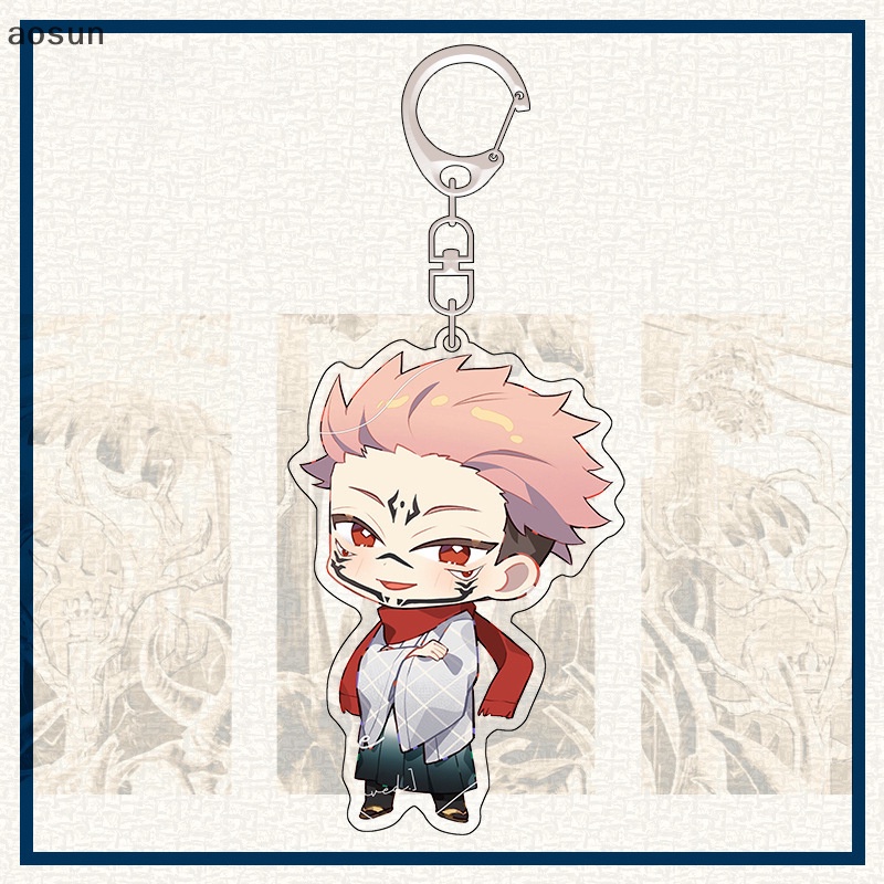 Aosun Móc Khóa Hình Nhân Vật anime jujutsu kaisen gojo satoru fushiguro megumi kawaii