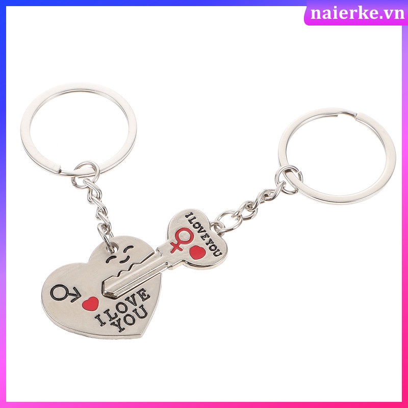 Set 2 Móc Khóa Sáng Tạo Cho Cặp Đôi