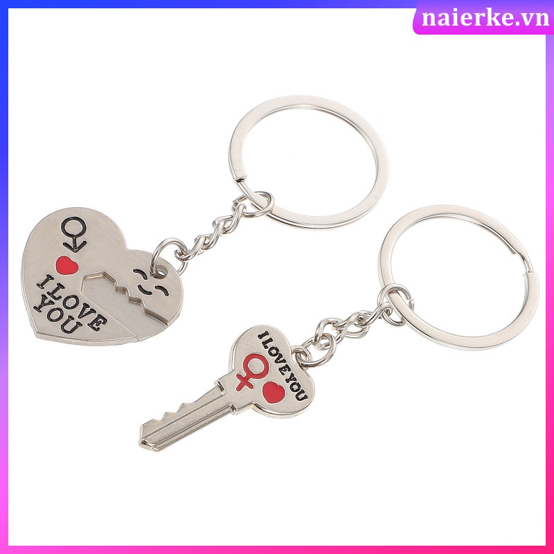 Set 2 Móc Khóa Sáng Tạo Cho Cặp Đôi