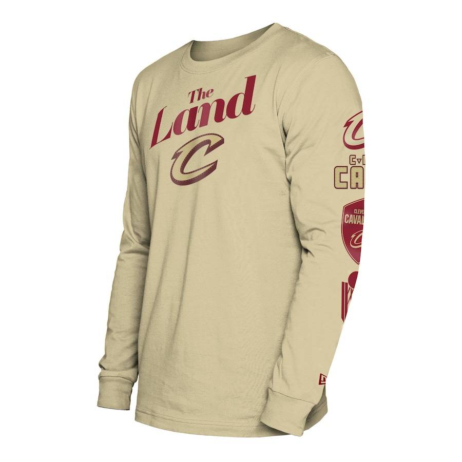 Ht1 2023-2024 nba cleveland cavaliers jersey Tay Dài Màu Đỏ Phiên Bản Thành Phố th1