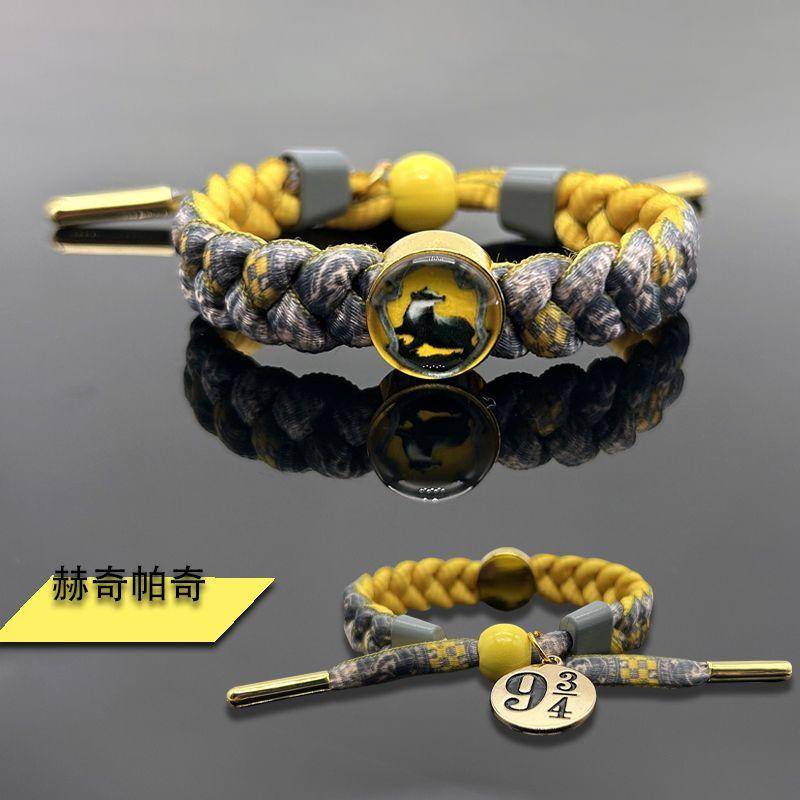 Vòng Đeo Tay slytherin harry potter Bằng Dây Bện Thủ Công Cho Học Sinh