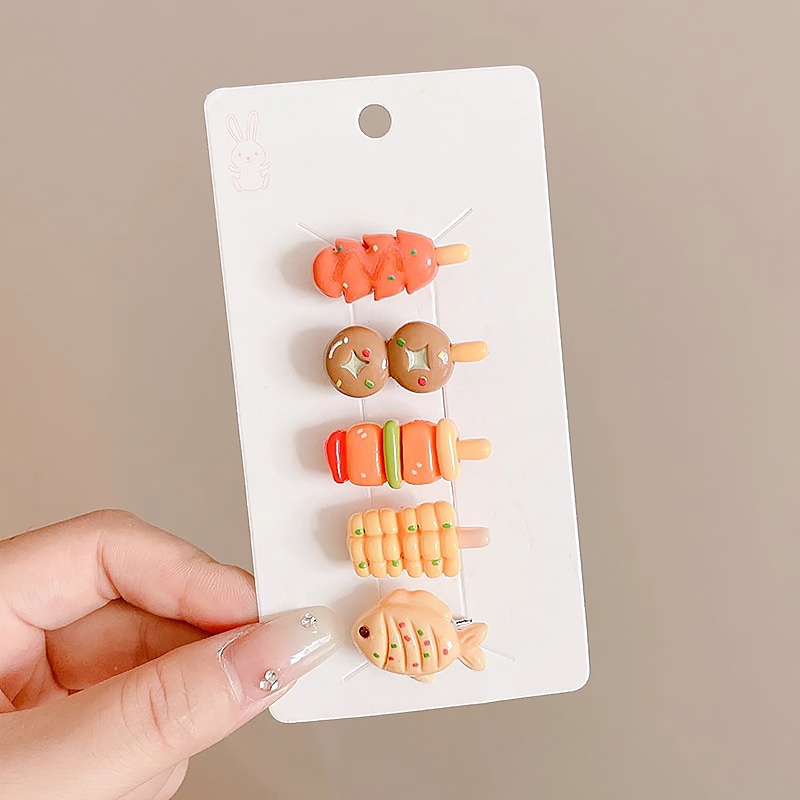 Kẹp Tóc Hình Rau Củ Quả Hoạt Hình Sáng Tạo Dễ Thương