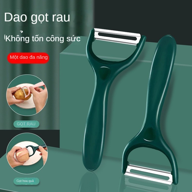 Dụng Cụ Bào Gọt Vỏ Rau Củ Quả Màu Xanh Bằng Thép Không Gỉ Tiện Dụng