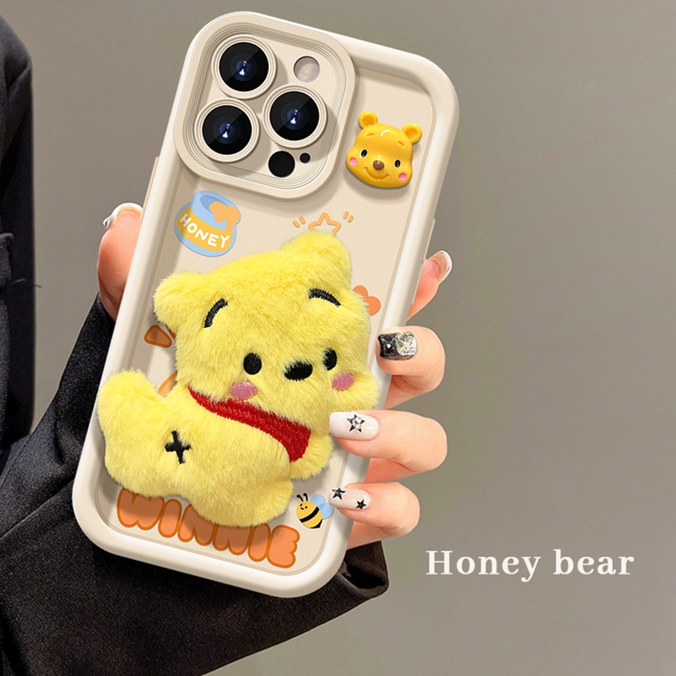 Hoạt Hình Ốp Điện Thoại Silicon Dẻo Kèm Búp Bê Cho iphone 11 12 13 14 15 pro max 11pro x xr xs max 6 6s 7 8 plus se 2020 12pro 14pro