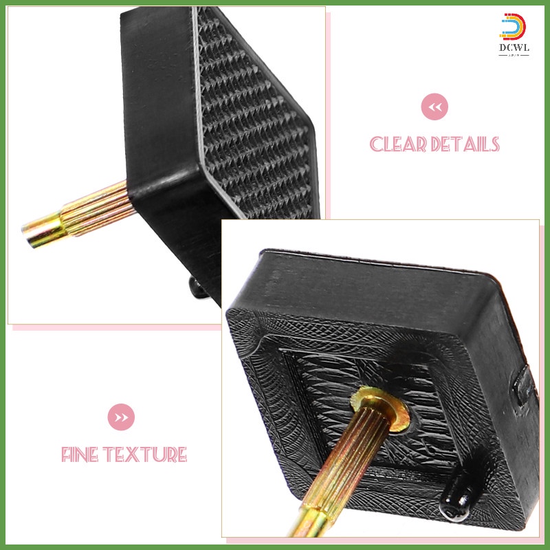 Set 2 Cặp Nút Vuông Thay Thế Cho Giày Cao Gót dachwanli