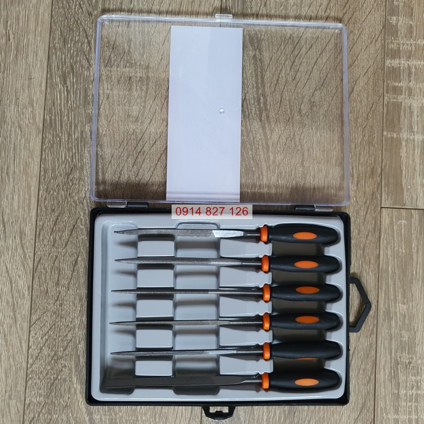 Bộ dũa 6 cái hãng KAPUSI Japan K-3898, dài 140mm, chất liệu hợp kim cao cấp, Bh 12 tháng Kouritsu Official Store
