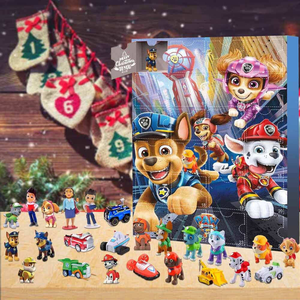 2023 Christmas Advent Calendar PAW Patrol Figures Toys 24 Days Countdown Gifts