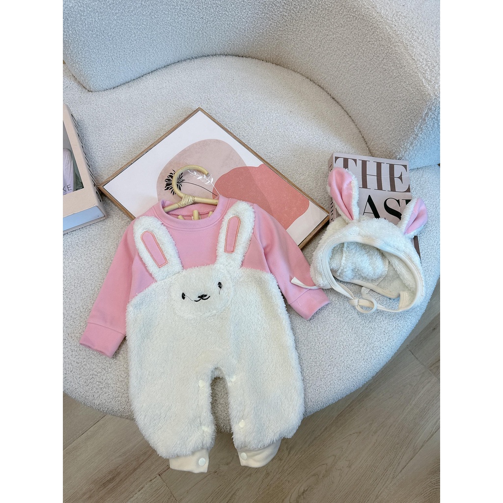 Bộ body dài tay bodysuit áo liền quần bộ đồ liền thân Babyshop88 cho bé trai bé gái M6.11.23-1