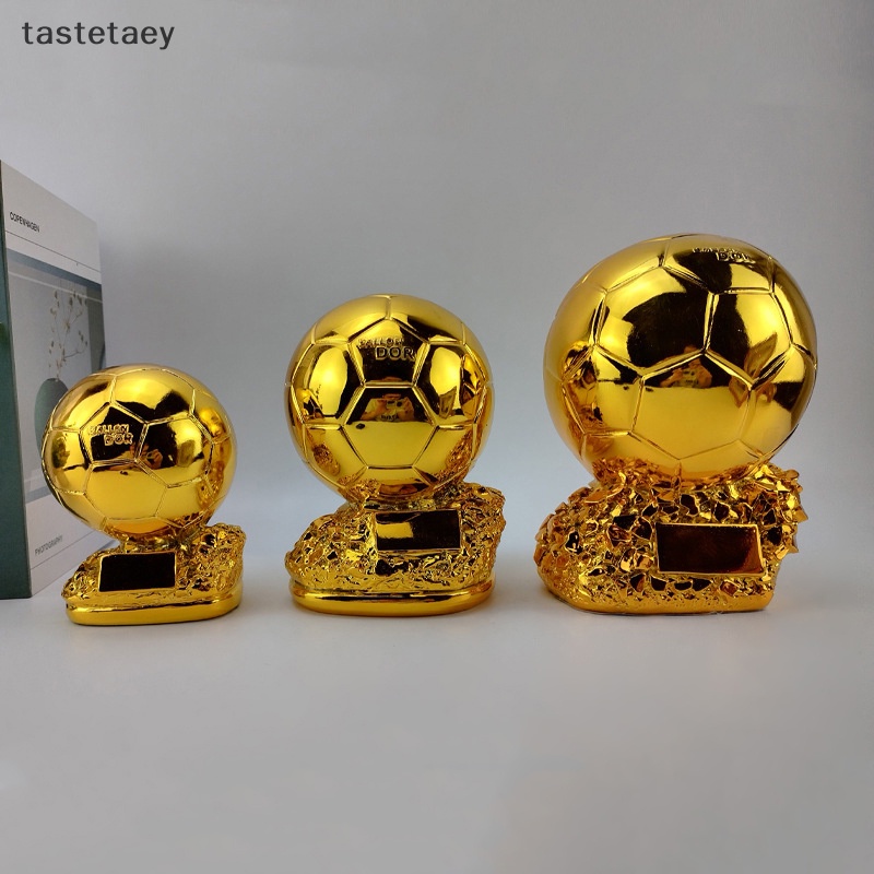 Quả Bóng trophy souvenir Cầu Thủ Vô Địch Bóng Đá Châu Âu Màu Vàng Kim Làm Quà Tặng Trang Trí Nhà Cửa
