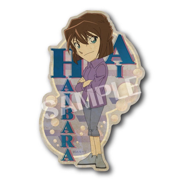 Móc khóa Detective Conan Travel Sticker 2. Haibara Ai Amuro Phụ kiện trang trí túi xách Balo