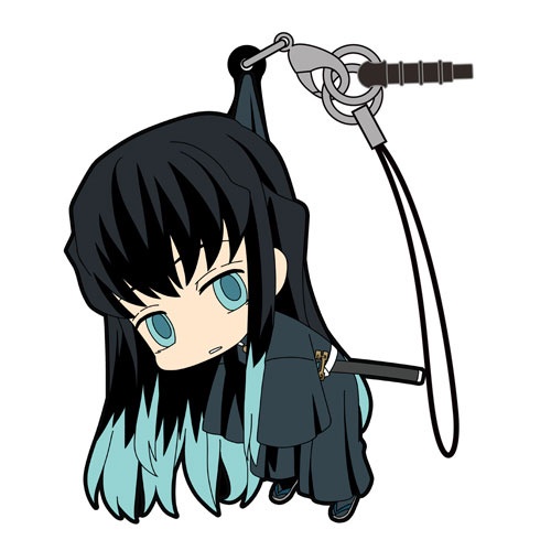 Móc khóa Demon Slayer: Kimetsu no Yaiba Muichiro Tokito Pinched Hà Trụ Phụ kiện trang trí túi xách B