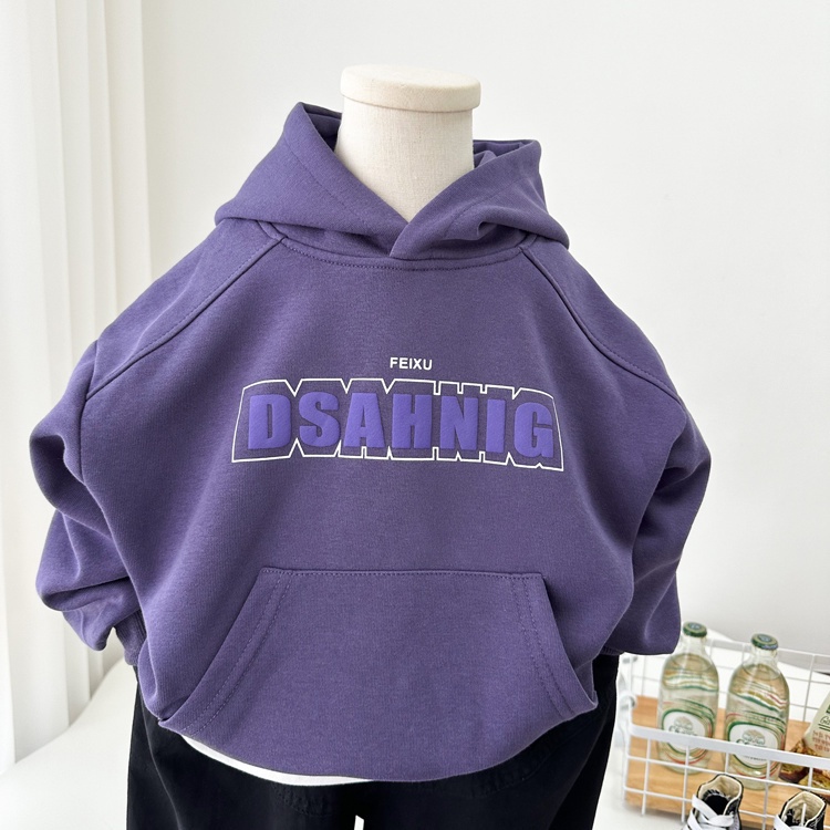 Áo Sweater Có Mũ Trùm Thời Trang Xuân Thu 2023 Cho Bé Trai / Bé Gái