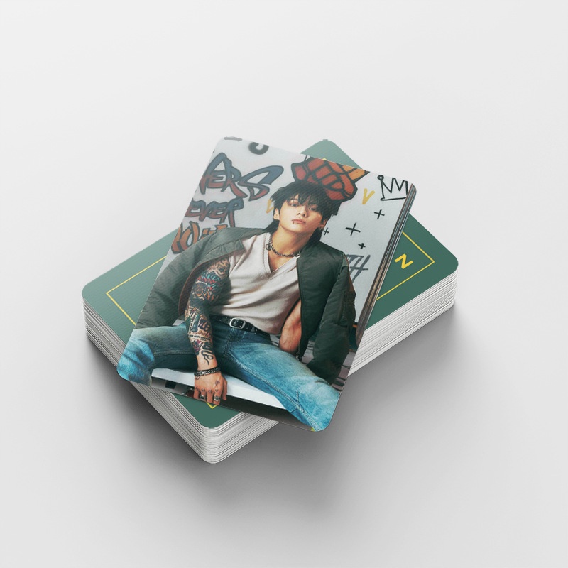 BTS JUNGKOOK Album GOLDEN Photocard Lomo Card Postcard Sticker