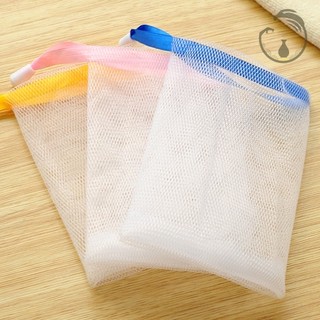 Set 10 Túi lưới tạo bọt xà phòng tiện lợi có dây rút- Chamara