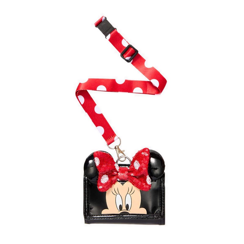 Ví Minnie Mouse Character Lanyard Black/Red - IGL445577BRE