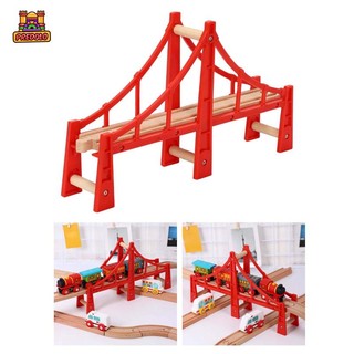 Predolo Bộ Đồ Chơi Đường Ray Xe Lửa Bằng Gỗ Cho Bé