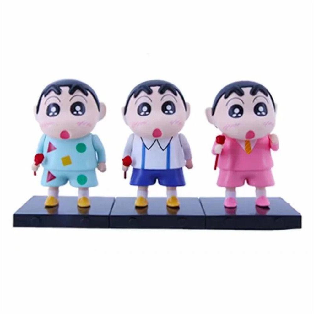 Mmluck nohara shinnosuke Đồ Chơi Mô Hình Nhân Vật Phim Hoạt Hình shin-chan Bằng pvc Làm Quà Tặng Sinh Nhật