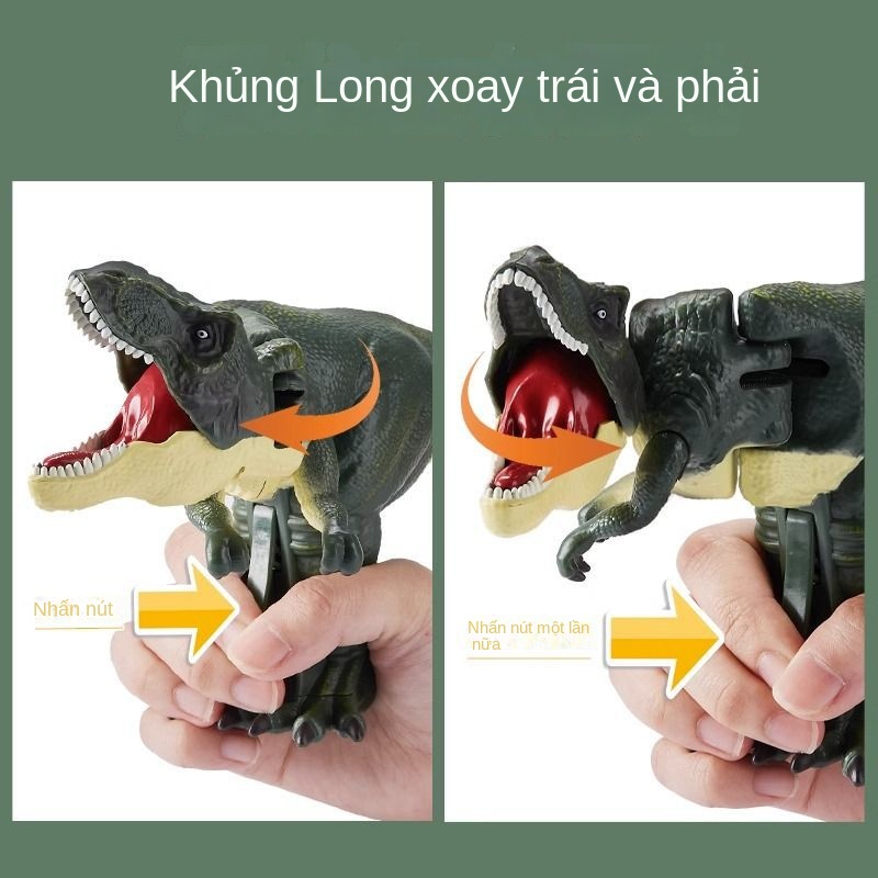 Khủng Long tyrannosaurus rex Đồ Chơi Phát Ra Âm Thanh Vui Nhộn Cho Bé