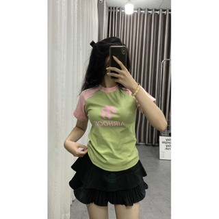 Áo Thun BABYTEE Phom ôm body Chữ A B