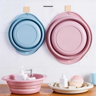 Thau Gấp Gọn,Chậu ngâm chân gấp gọn,Thau nhựa gấp gọn thông minh đa năng thuận tiện dùng trong nhà bếp, đi du lịch