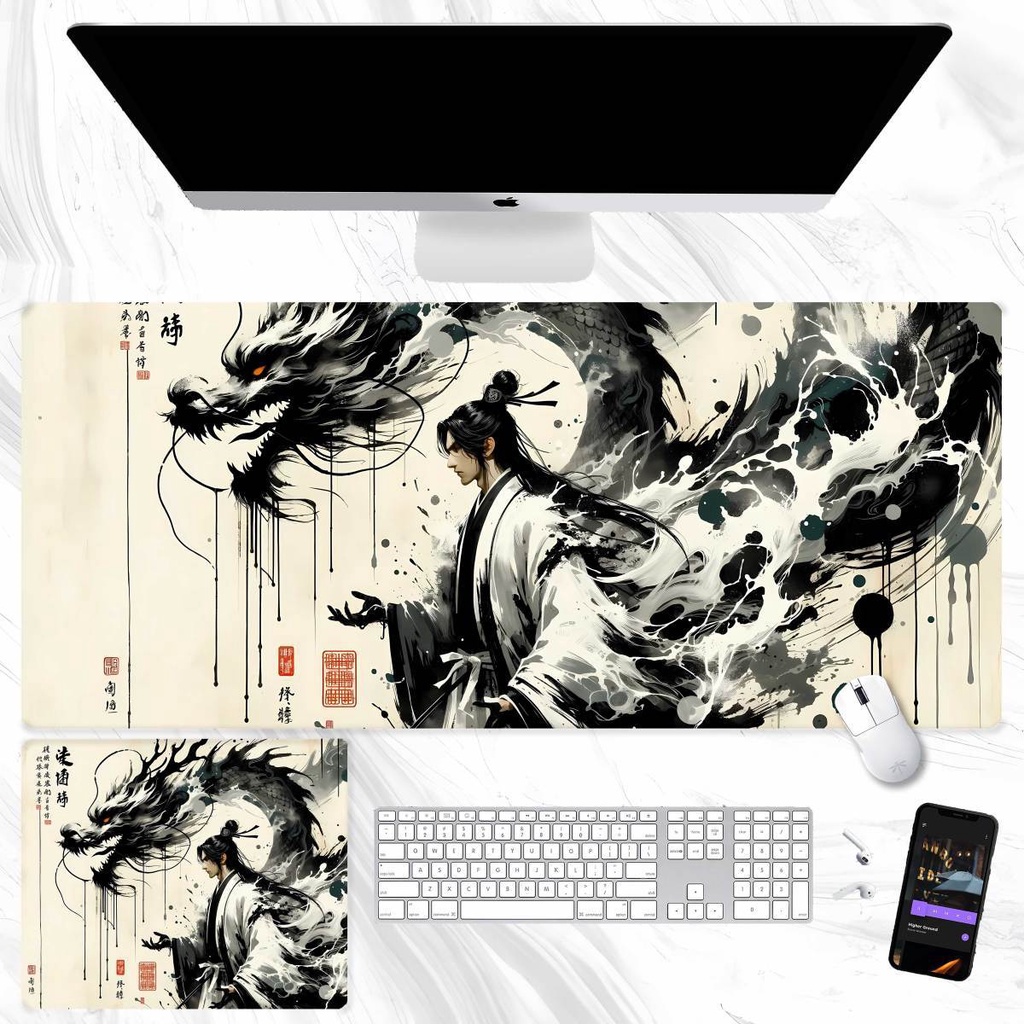 Tấm Lót Chuột Và Bàn Phím Máy Tính In Hình Hoạt Hình anime Trung Quốc Cỡ Lớn Dành Cho Văn Phòng / Ký Túc Xá