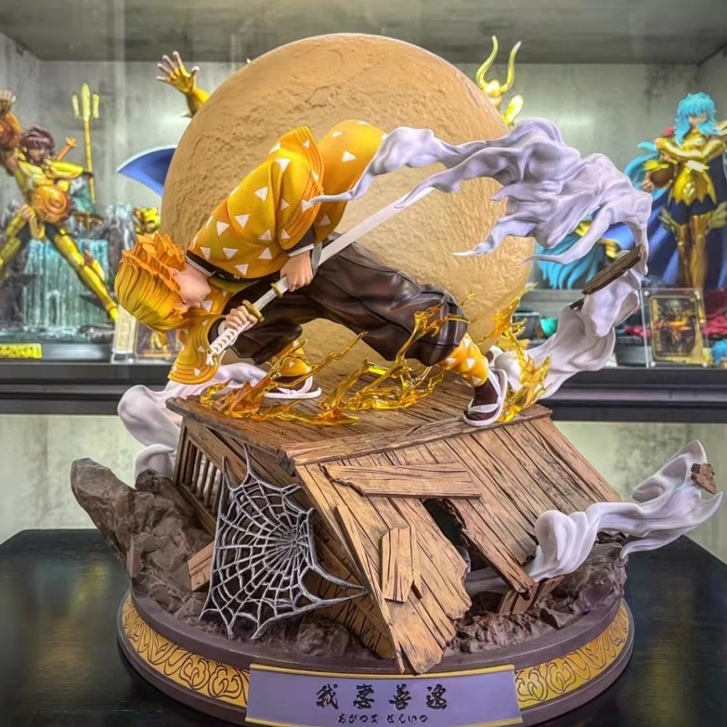 Mô hình Demon Slayer Character Zenitsu Enmu Tanjiro Sabito Túi may mắn Hộp bí ẩn Hộp mù