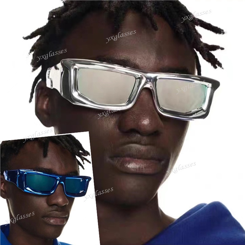 Kính Mát Gọng Vuông Phong Cách hip hop Thời Trang Cho Nam Và Nữ y2k y2k
