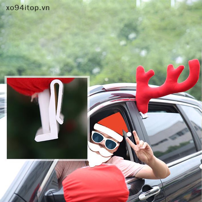 Xoitop Phụ Kiện Trang Trí Xe Hơi Hình Sừng Hươu Xinh Xắn Đa Năng Có Thể Tái Sử Dụng vn