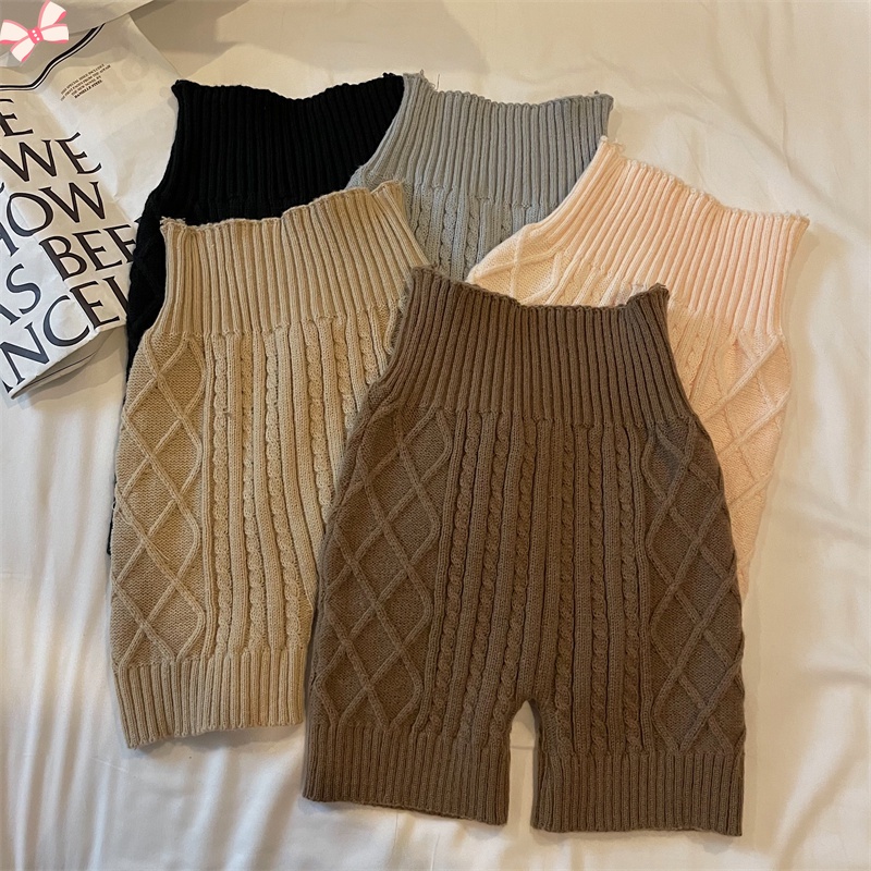 Quần short Legging Len Lưng Cao Thời Trang Thu Đông Cho Nữ YR