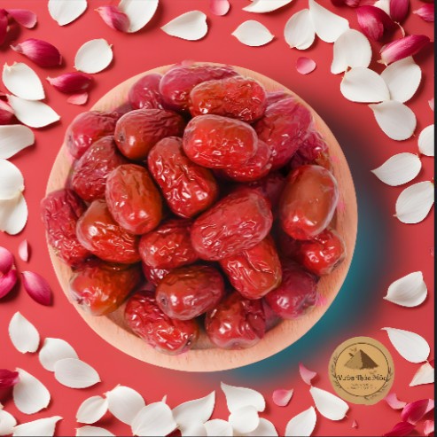 Shop táo đỏ hữu cơ tân cương sấy khô dẻo bổ khí huyết đẹp da size đại đóng túi zip 500g