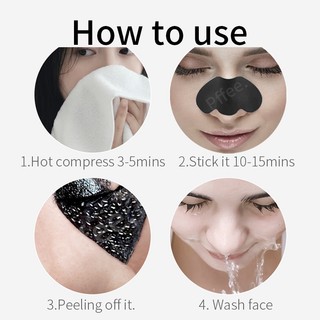 10 Miếng Dán Mũi Lột Mụn Đầu Đen pffee