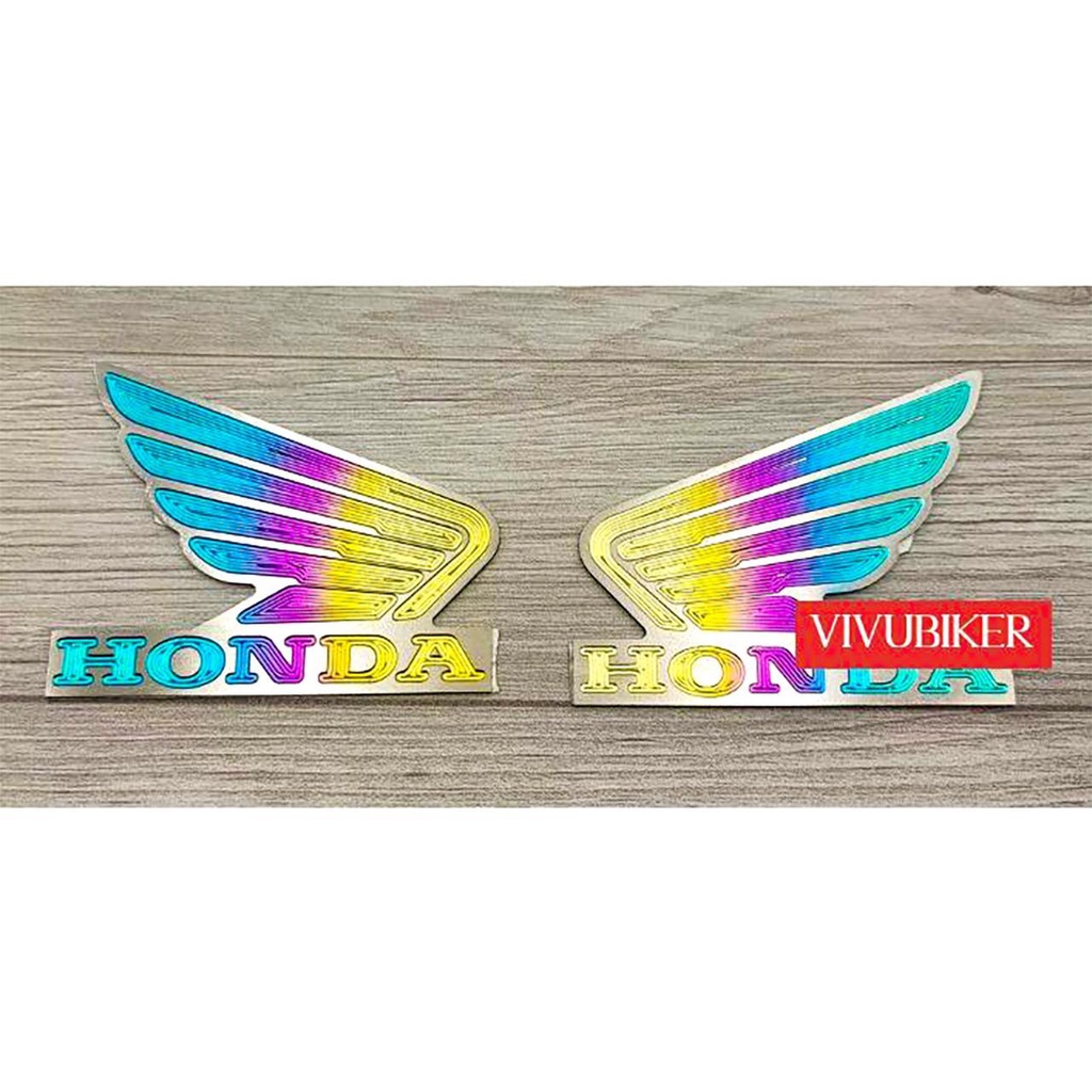 LOGO TITAN GR5 chữ HONDA, chữ WAVE