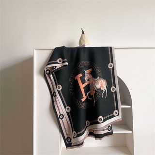 Khăn Choàng Cổ Bằng Vải cashmere Nhân Tạo Thời Trang Cao Cấp Phong Cách Hàn Quốc Cho Nữ