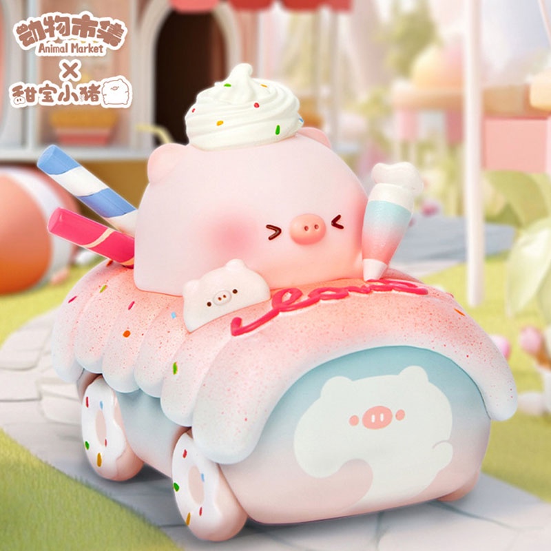 ★Phụ Kiện Chuyên Dụng Dành Cho Xe Hơi★   Búp Bê Lợn Con Ngọt Ngào calorie Ga series Hộp Quà Trang Trí Thời Thượng