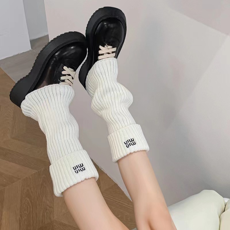 Vớ Dệt Kim Ấm Áp Thêu Hình Ong Thời Trang Thu Đông Nhật Bản Dễ Phối Đồ Dành Cho Bạn Gái jk
