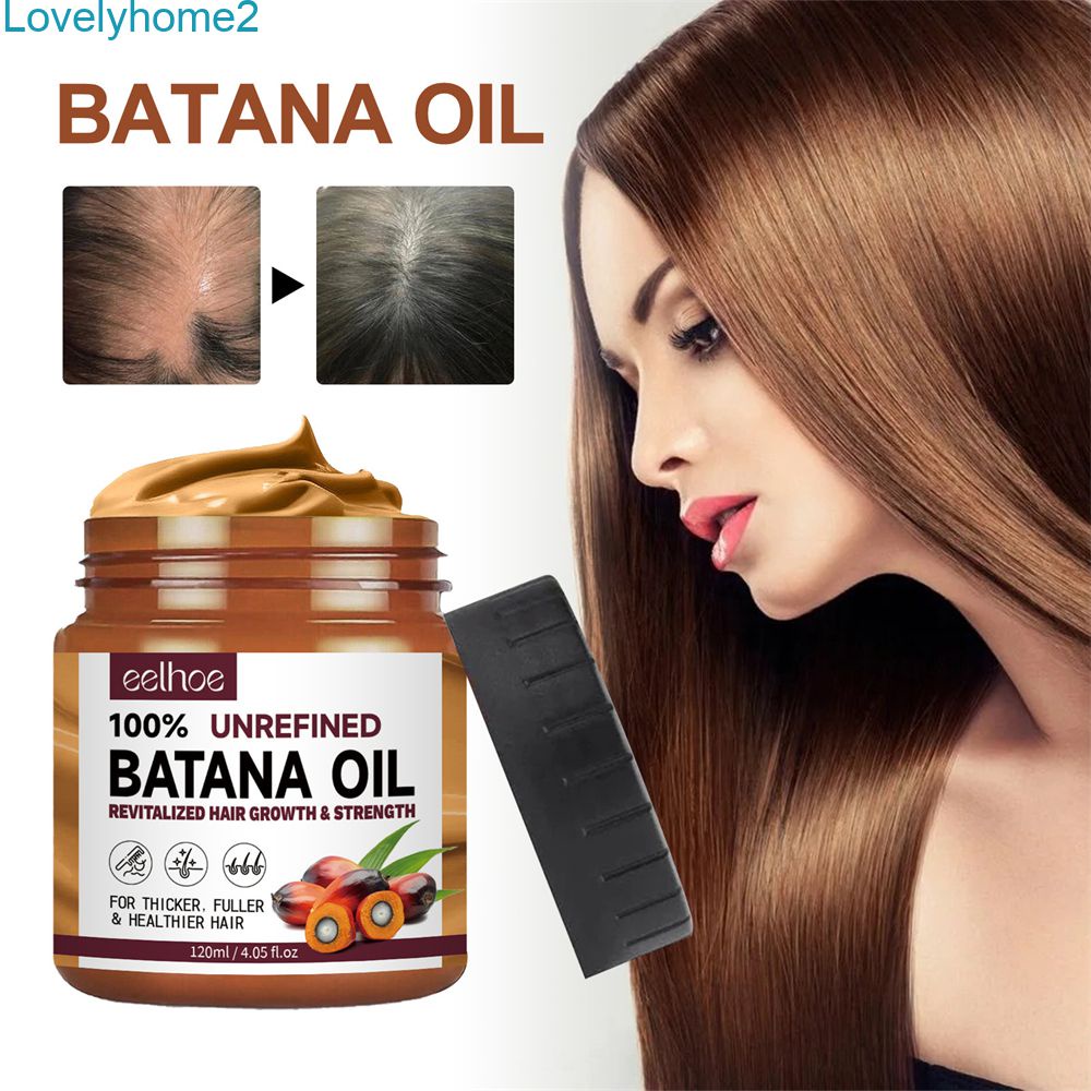 Dầu xả Eelhoe Batana Dầu dưỡng tóc Tăng trưởng tóc Giải pháp dinh dưỡng Điều trị rụng tóc Bảo vệ tóc Tinh dầu Batana Oil 120ml -lovelyhome2