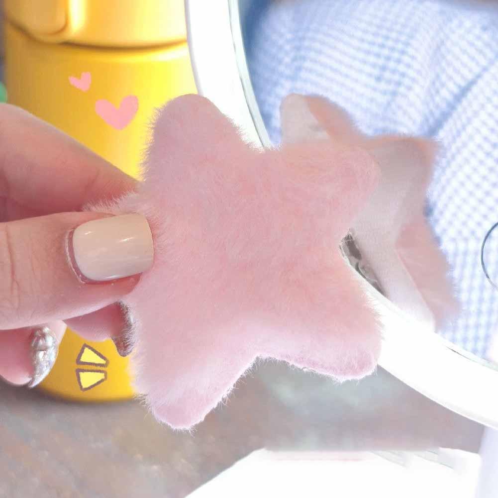 Kẹp Tóc Thời Trang Hình Ngôi Sao Lông Nhung Dễ Thương Xinh Xắn y2k u0f6