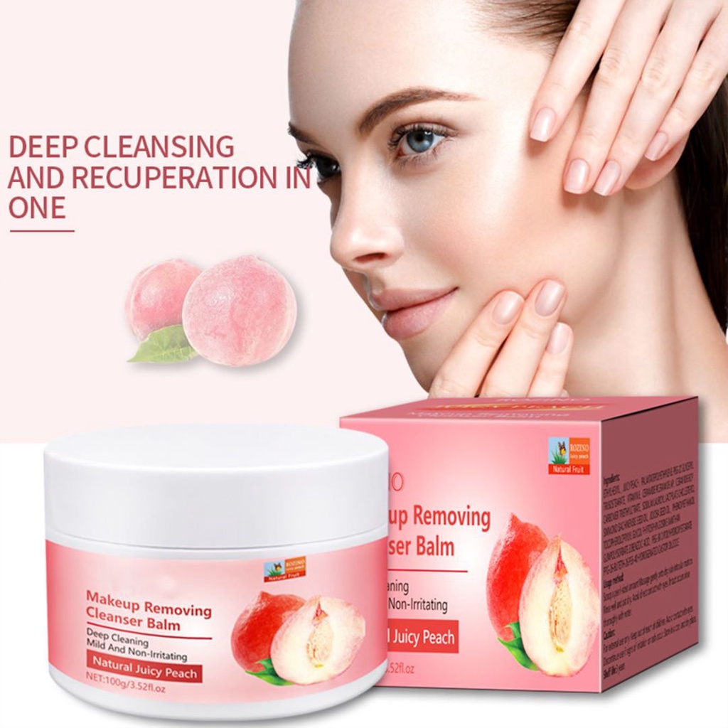 Dầu Tẩy Trang Chiết Xuất Đào Tự Nhiên Làm Sạch Sâu Lỗ Chân Lông 100g