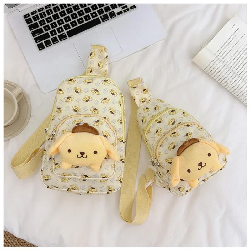 Sanrio Túi Đeo Vai Hàn Quốc Mùa Thu Đông Giáng Sinh Đẹp Mắt Đáng Yêu Cho Bé Gái