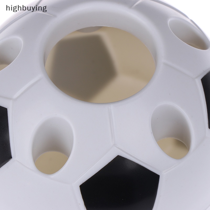 1 Hộp Đựng Bút / Bàn Chải Đánh Răng Hình Quả Bóng Đá Chất Lượng Cao Mới