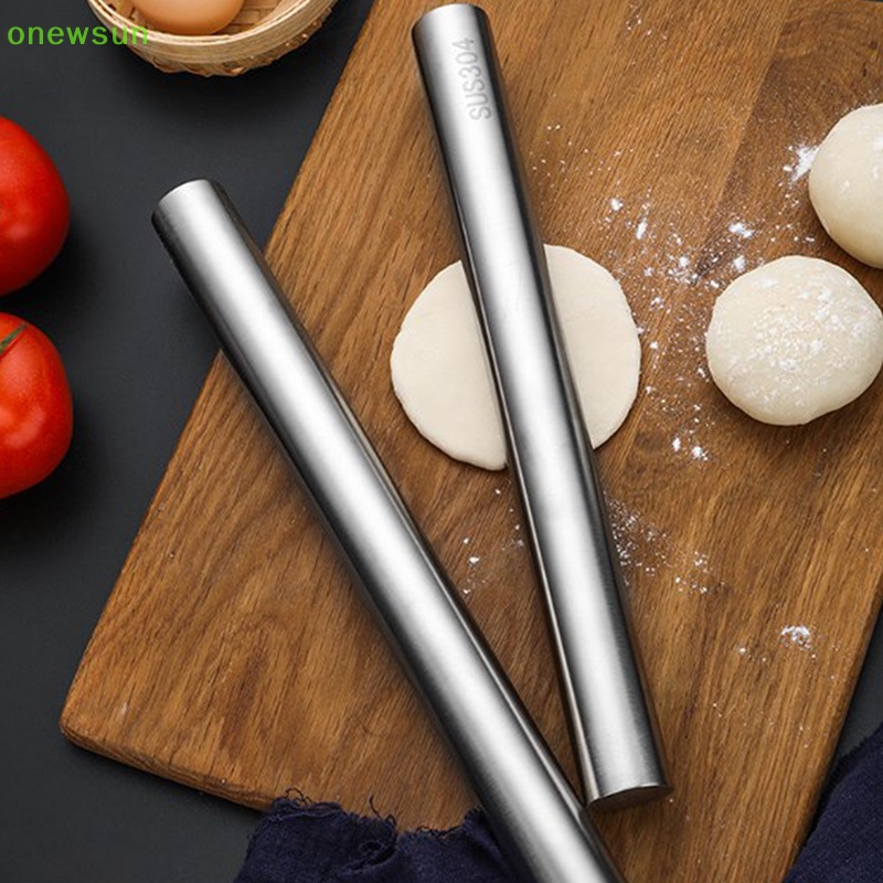 Cây Lăn Bột Làm Bánh pizza Bằng Thép Không Gỉ Mới