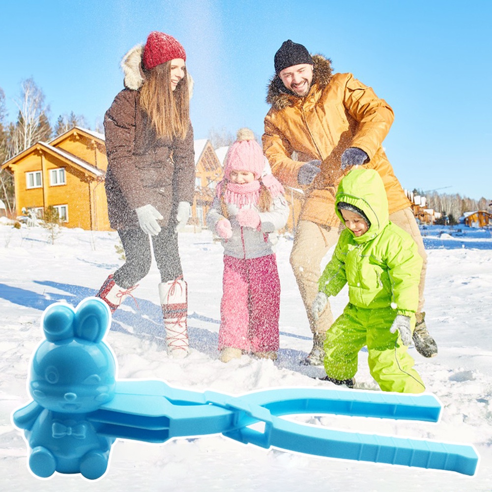 Khuôn Kẹp Quả Cầu Tuyết Hình Thỏ Nhỏ Đa Năng Sành Điệu