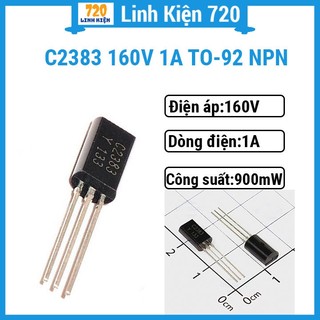 C2383 160v 1a to-92 npn