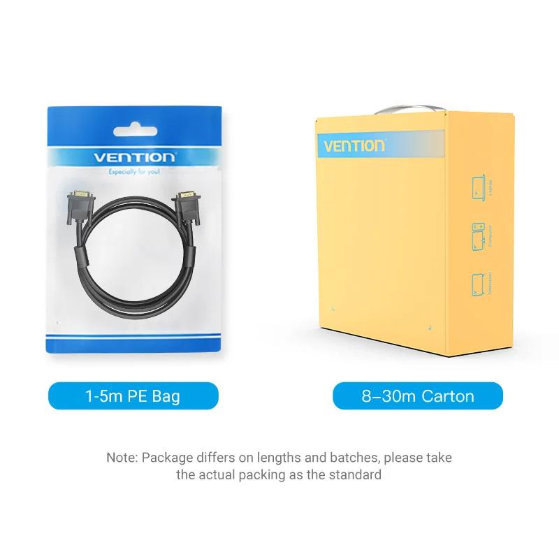 Vention Dây Cáp vga Sang vga 1080p 1m 1.5m 5m 10m 20m 15 pin Cho Máy Chiếu / Màn Hình / Máy Chiếu / Máy Tính